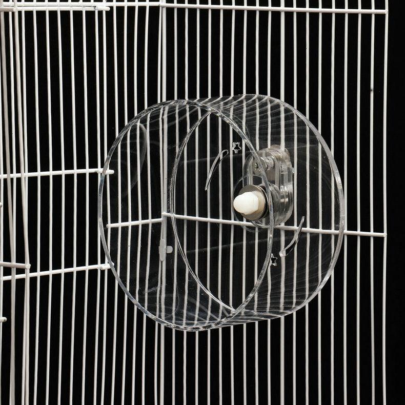 Transparent Acrylic Pet Exercise Wheel - The Ultimate Hamster Fitness