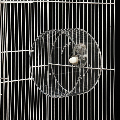 Transparent Acrylic Pet Exercise Wheel - The Ultimate Hamster Fitness