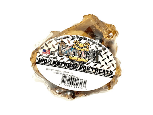 Natural Knee Cap Beef Bone Chew for Dogs