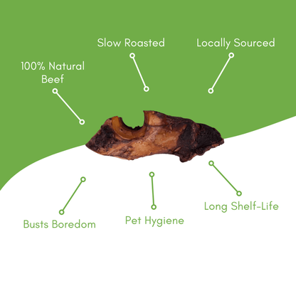 Natural Beef Bone Tidbit Chew for Dogs