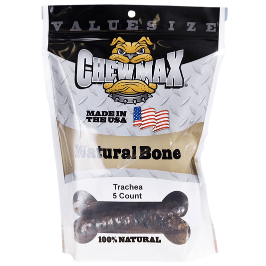 Premium 5" All-Natural Beef Trachea Dog Chews for Dental Health