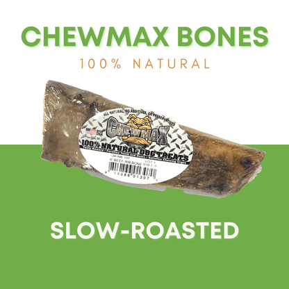Natural Slow-Roasted Rib Beef Bone Chews for Dogs - 9 Count