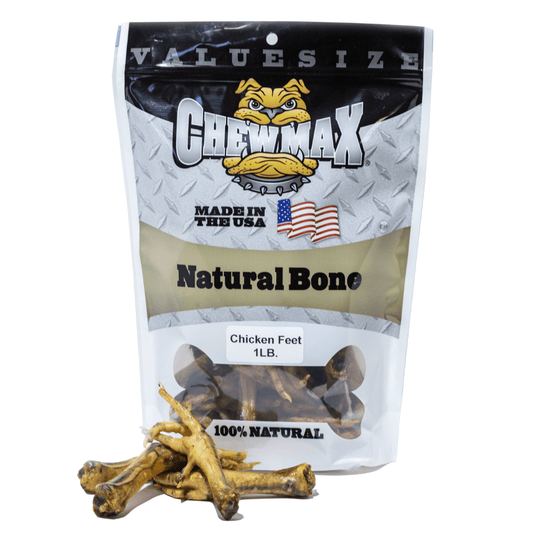 Premium Slow Roasted Chicken Feet for Dogs - 1 lb