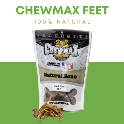 Premium Roasted Duck Feet Pet Treats - 1 LB