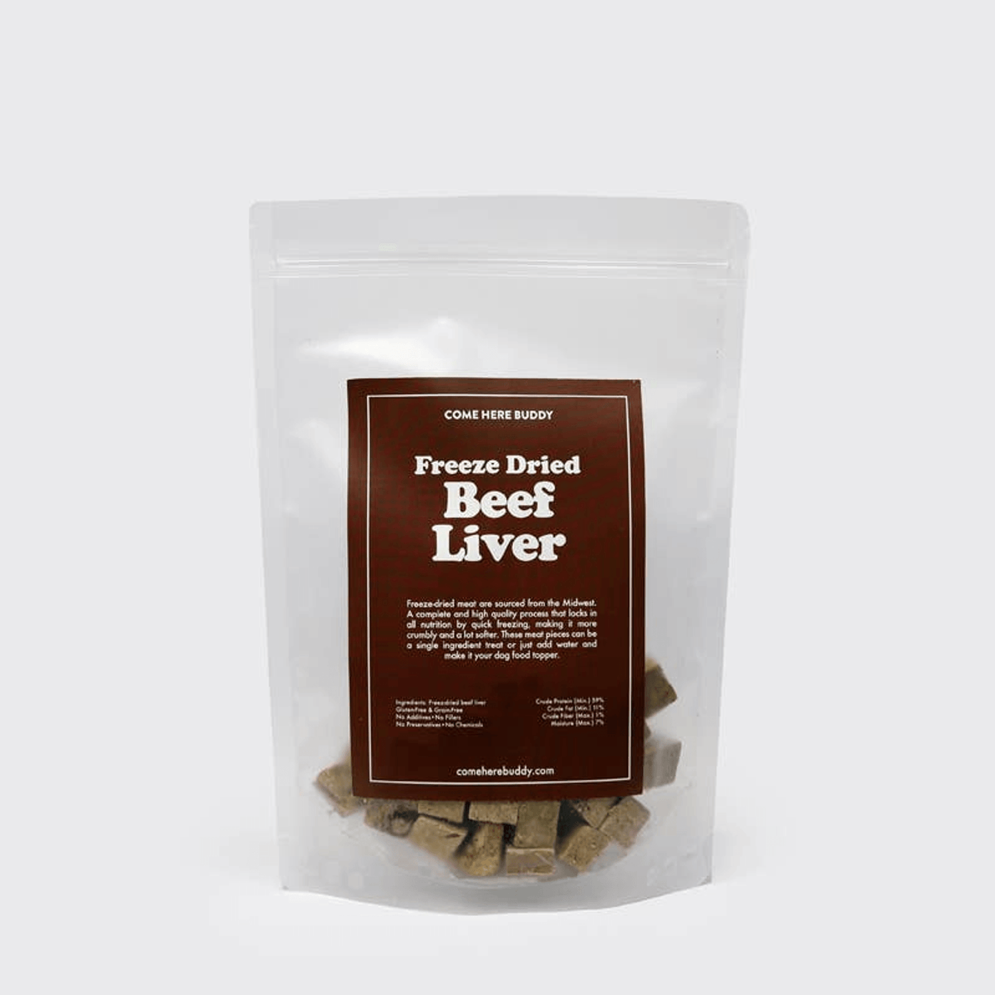 Premium Freeze-Dried Beef Liver Dog Treats - 4oz Natural Nutrition