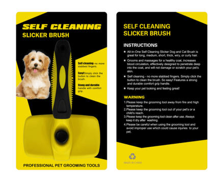 The Furfreeze Self-Cleaning Grooming Brush