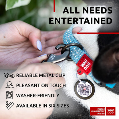 WAUDOG Recycled Cotton Dog Leash 6-10 Ft Eco Friendly