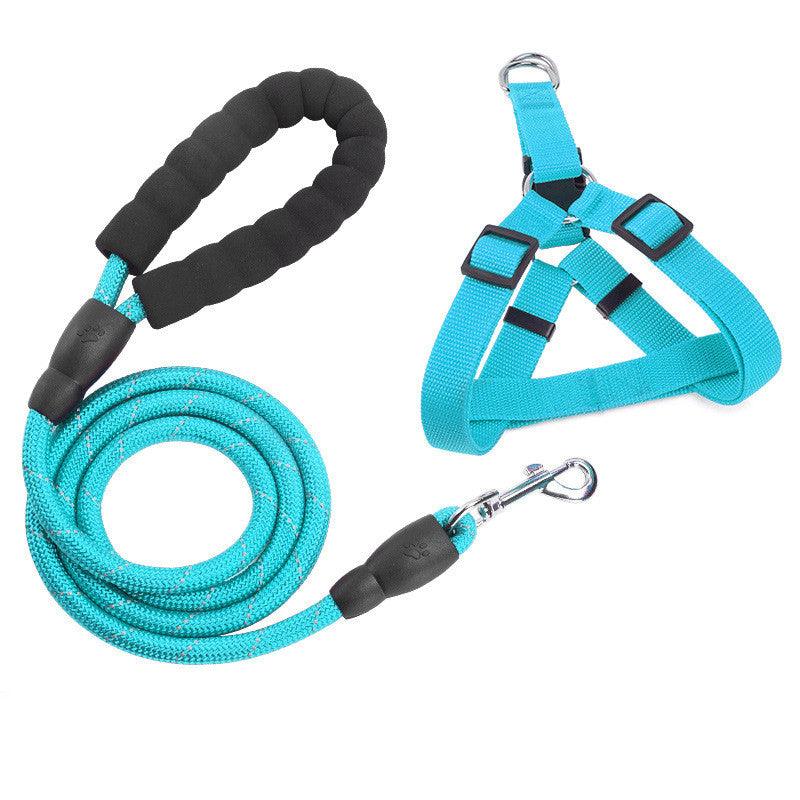 Reflective Pet Leash And Collar Set