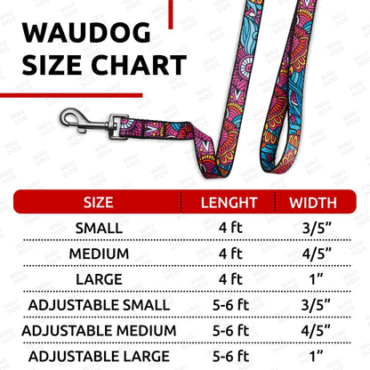 WAUDOG Nylon Dog Leash 4ft
