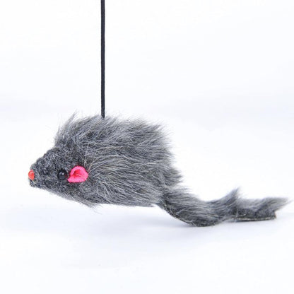 Telescopic Hanging Cat Toy With Mouse Shape