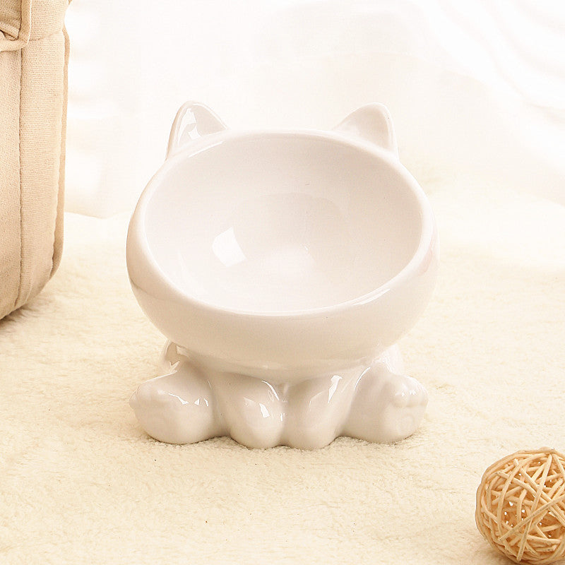 Ceramic Cat Shaped Bowl Set