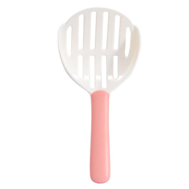 Two-Tone Plastic Tofu Cat Litter Scoop