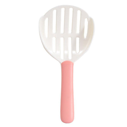 Two-Tone Plastic Tofu Cat Litter Scoop