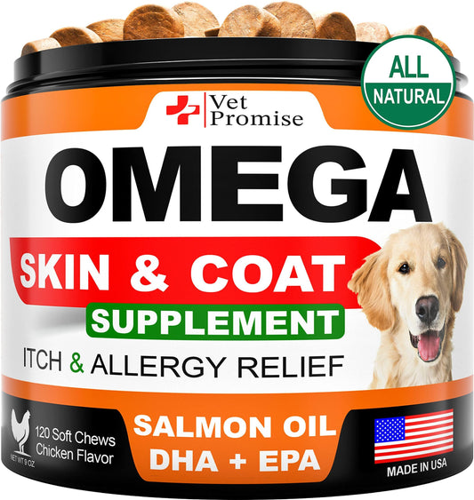 Omega 3 for Dogs - Dog Skin and Coat Supplement