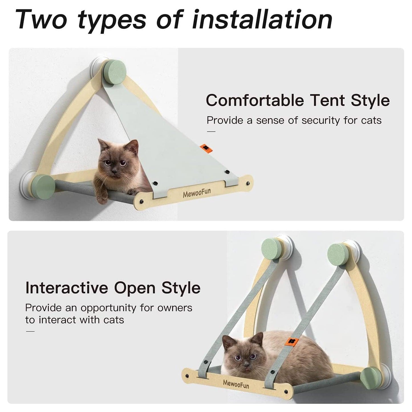 Luxury Cat Hammock Window Seat