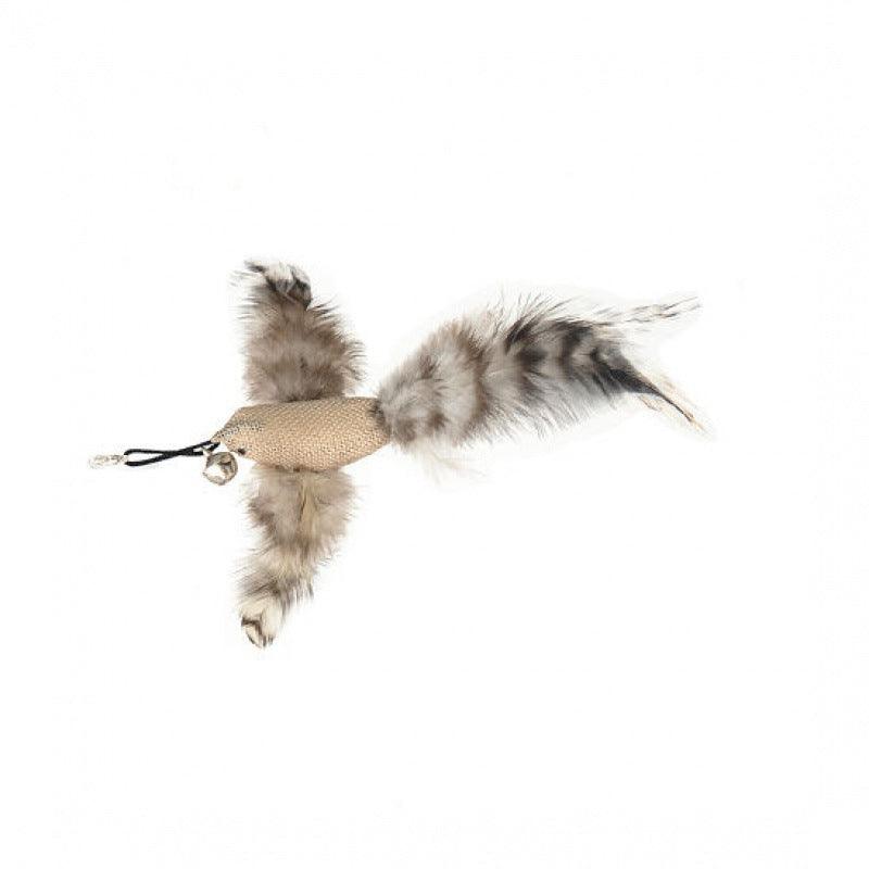 Interactive Feather Cat Teaser Stick