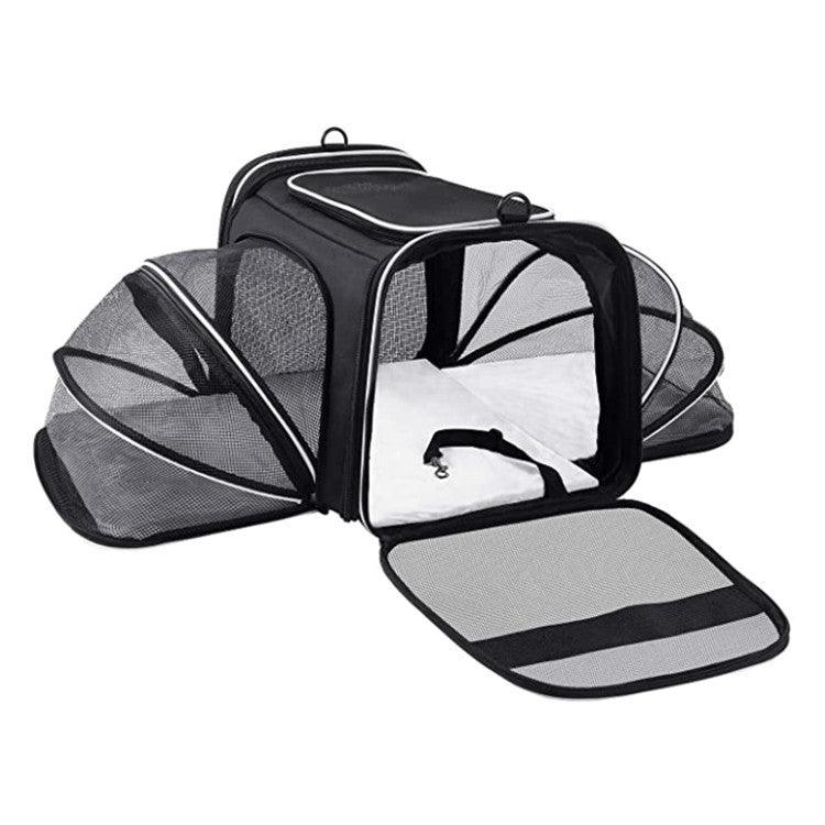Expandable And Reflective Pet Carrier