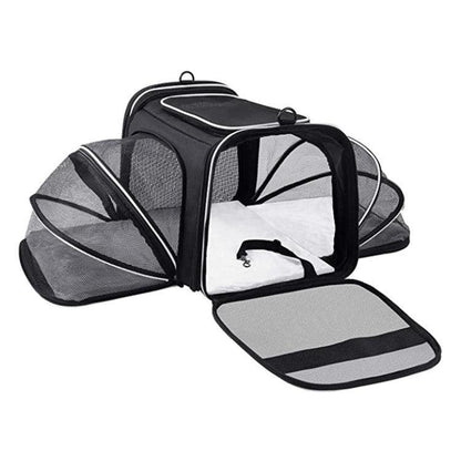 Expandable And Reflective Pet Carrier