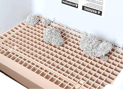 Sleek Kitty Corner Cat Litter Box
