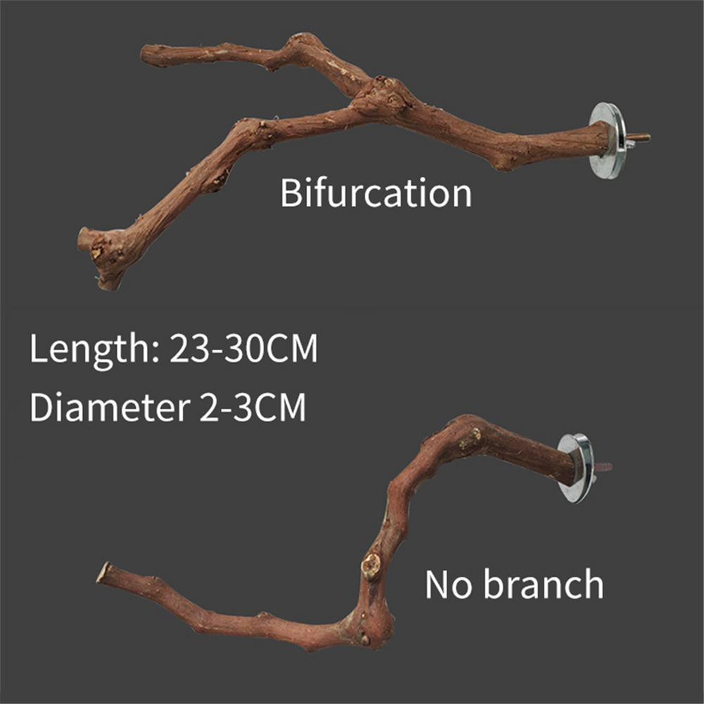 Natural Grape Wood Bird Perching Stick