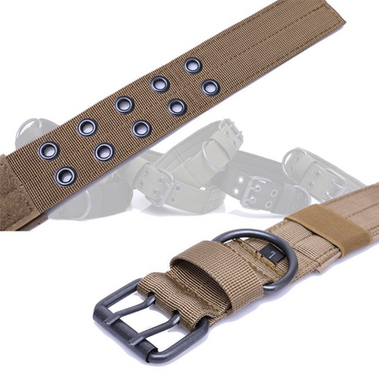 2" Wide Tactical Heavy Duty Nylon Large Dog Collar K9 Military