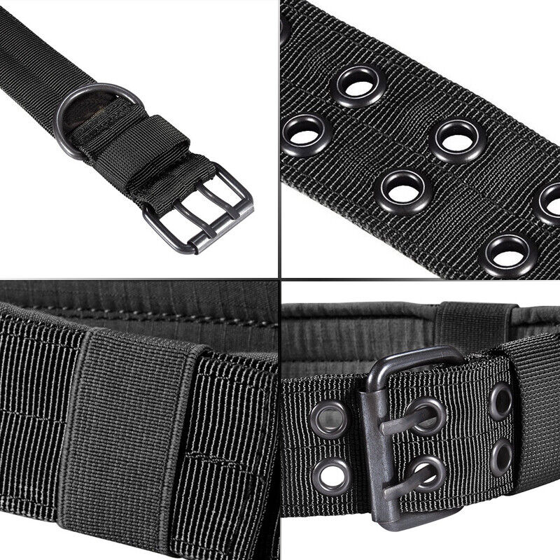 2" Wide Tactical Heavy Duty Nylon Large Dog Collar K9 Military