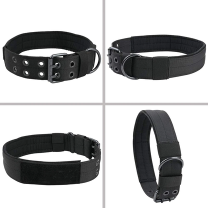2" Wide Tactical Heavy Duty Nylon Large Dog Collar K9 Military