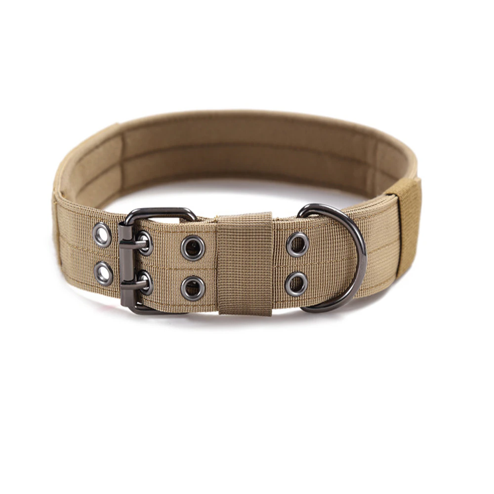2" Wide Tactical Heavy Duty Nylon Large Dog Collar K9 Military