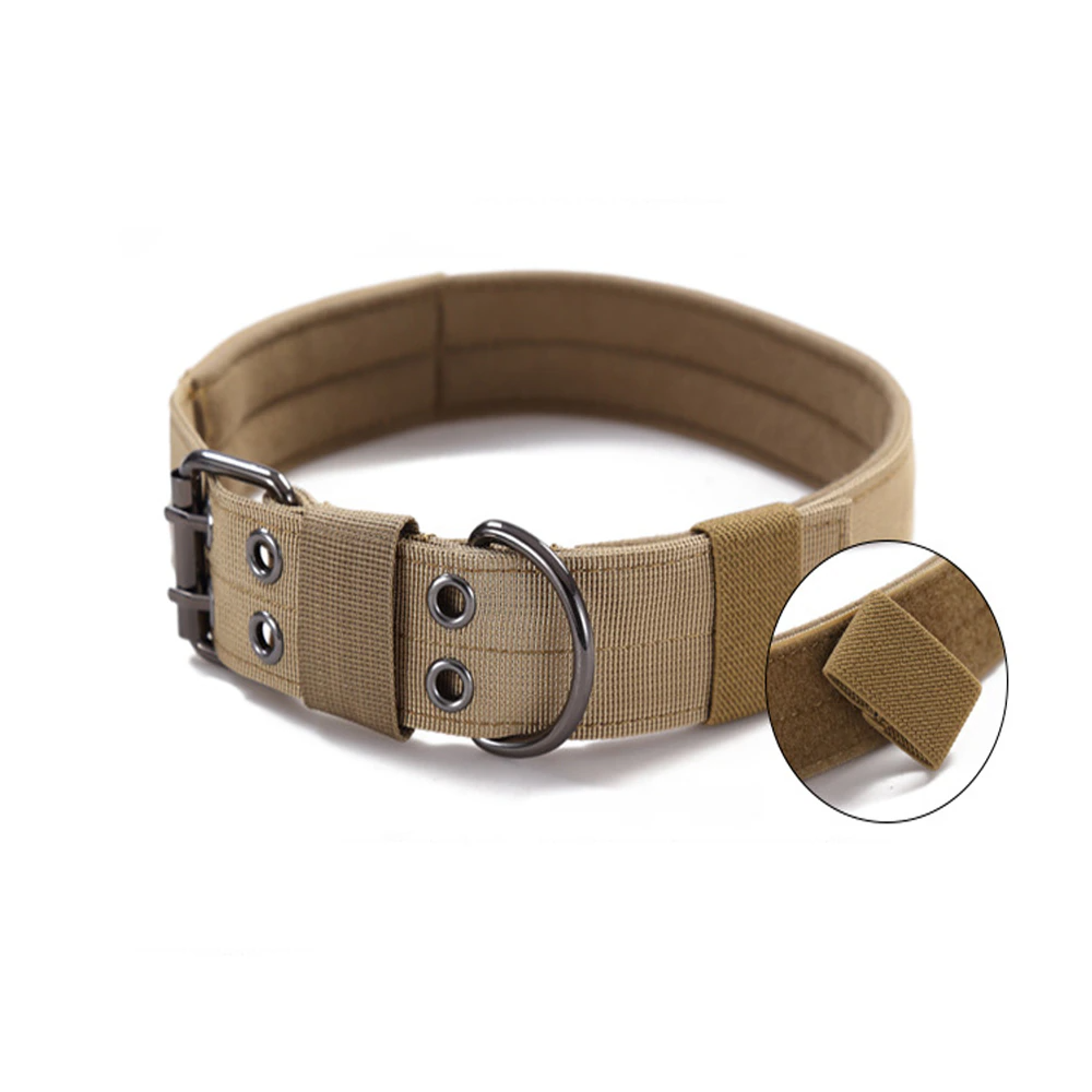 2" Wide Tactical Heavy Duty Nylon Large Dog Collar K9 Military