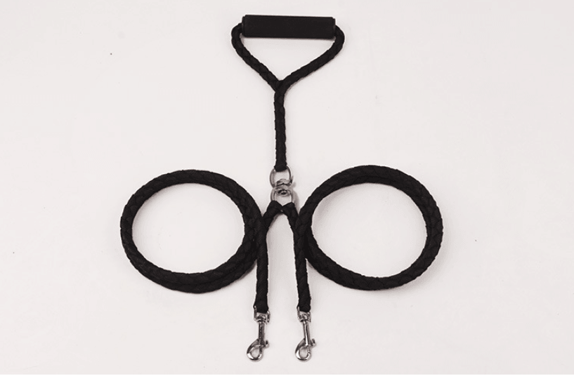 Double-Ended Hand-Knitted Braided Rope Dog Leash