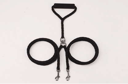 Double-Ended Hand-Knitted Braided Rope Dog Leash
