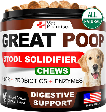 Great Poop Probiotics for Dogs - Stool Softener