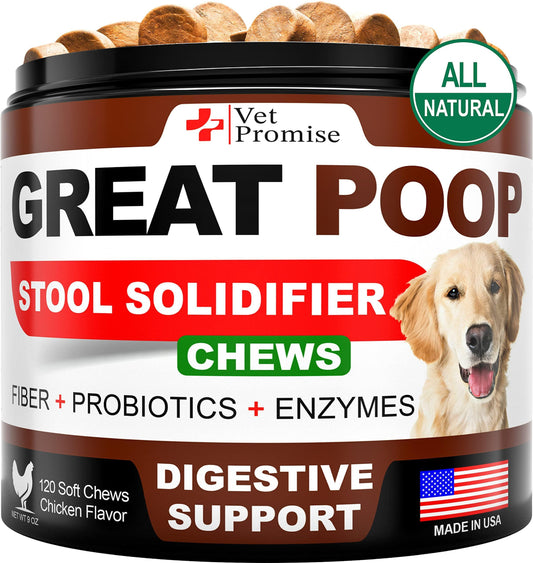 Great Poop Probiotics for Dogs - Stool Softener