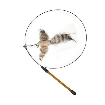 Interactive Feather Cat Teaser Stick