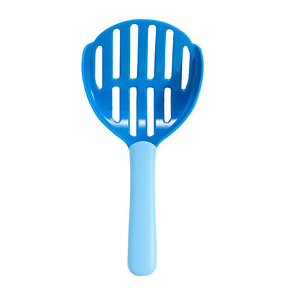 Two-Tone Plastic Tofu Cat Litter Scoop
