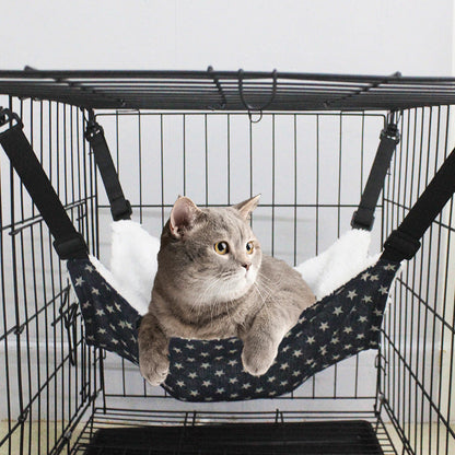 Fleece Cat Hanging Hammock