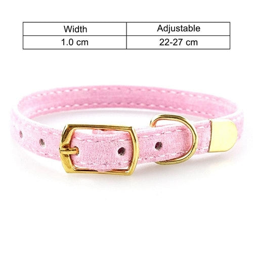 Luxurious Flocked Cat Collar