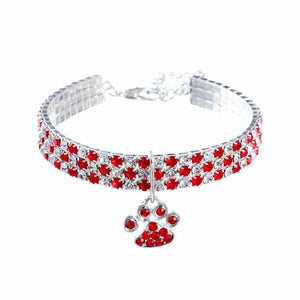 Elegant Diamond Mix Pet Collar