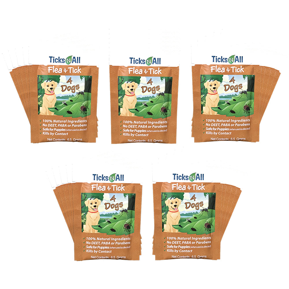 All Natural Flea and Tick Wipes for Dogs (25 cnt.)