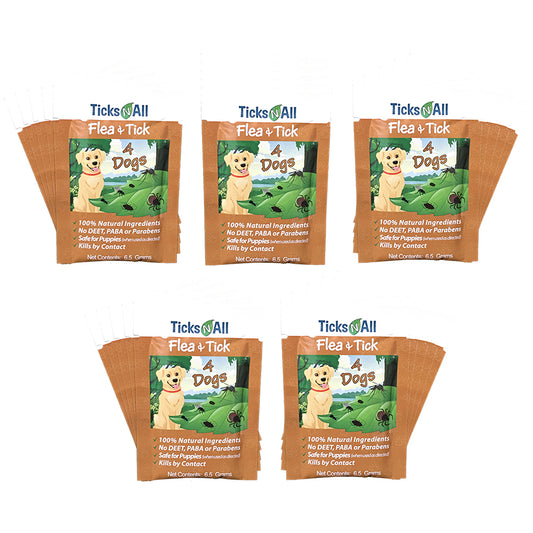 All Natural Flea and Tick Wipes for Dogs (25 cnt.)