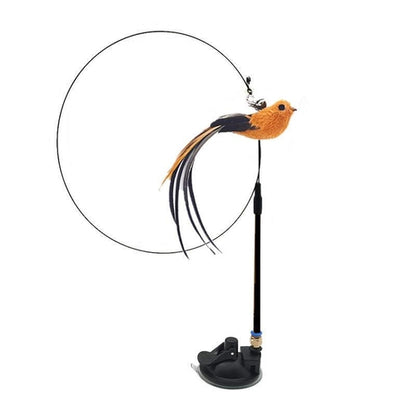Interactive Feather Cat Teaser Stick