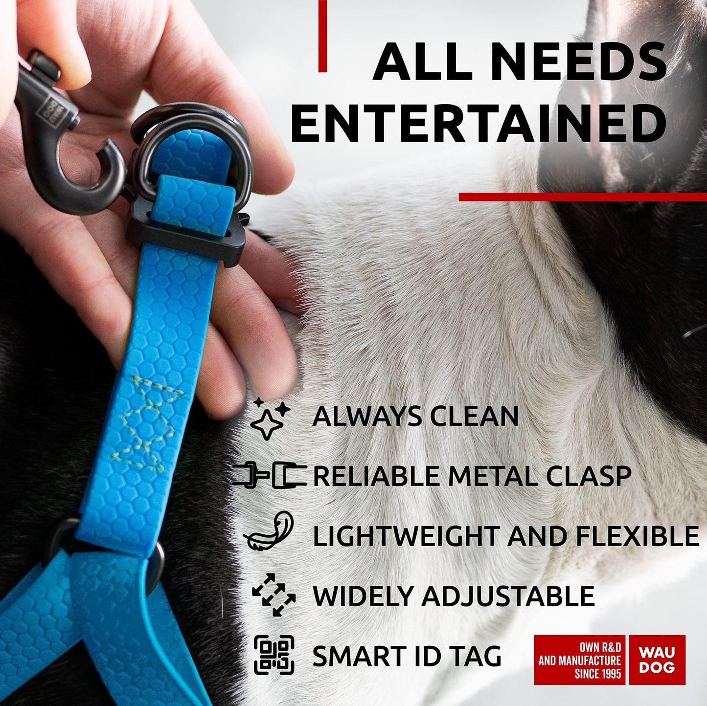Waterproof Dog Harness - Adjustable Dog Harness