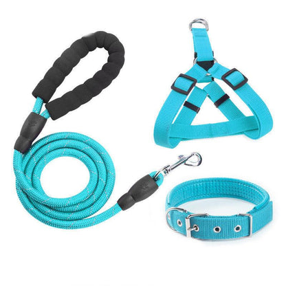 Reflective Pet Leash And Collar Set