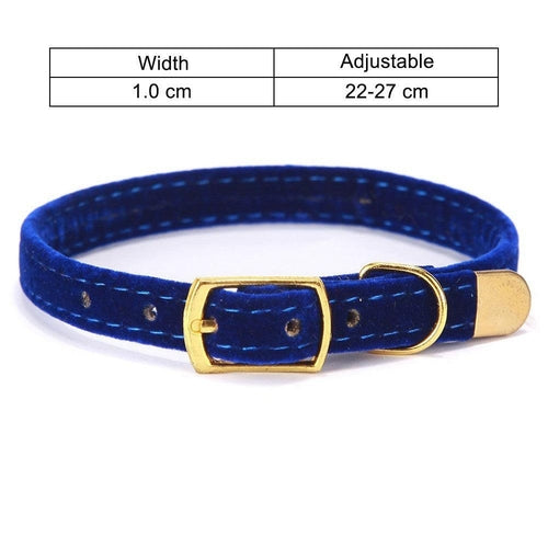 Luxurious Flocked Cat Collar