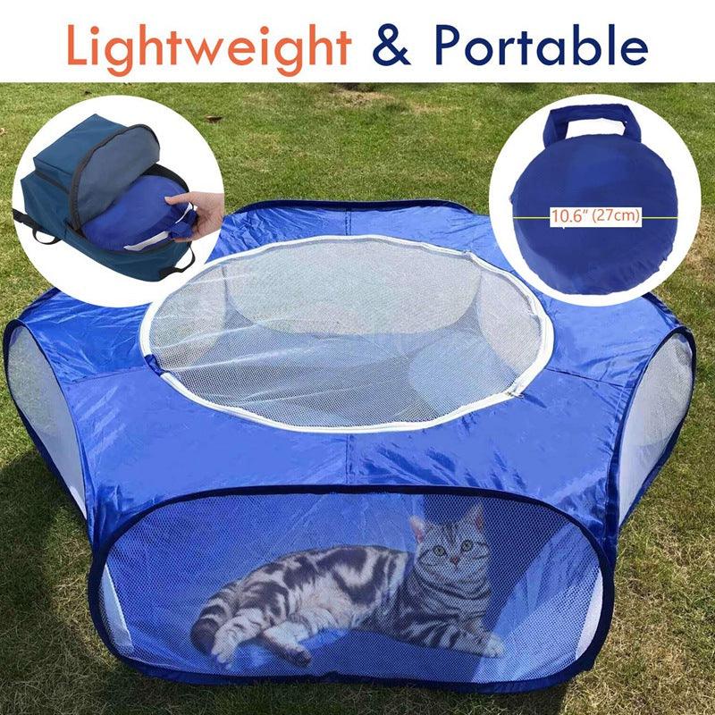 Portable Playpen For Small Pets: Foldable, Waterproof and Breathable