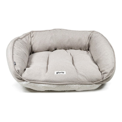 Dog Bed Gloria MANDI Beige Polyester (80 x 66 x 25 cm)