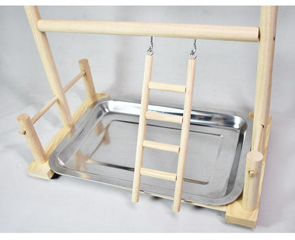 Solid Wood Parrot Playground