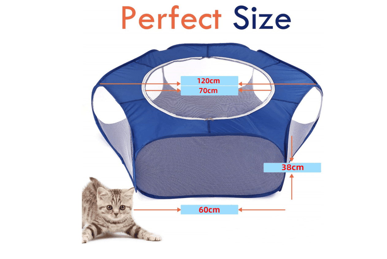 Portable Playpen For Small Pets: Foldable, Waterproof and Breathable