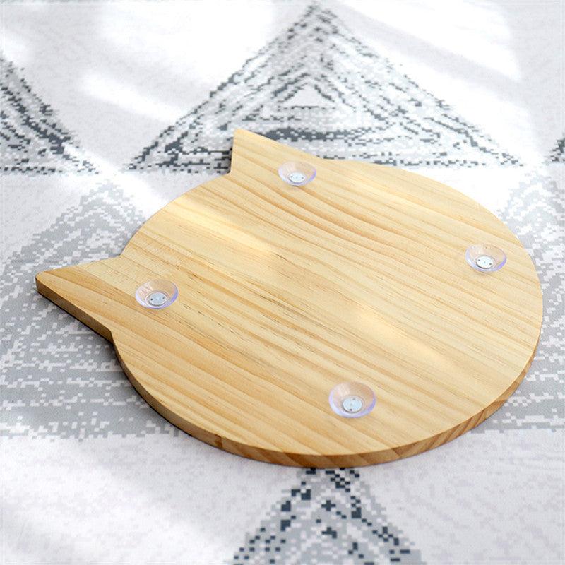 Wall Mounted Cat Scratcher Board With Suction Cup Toy