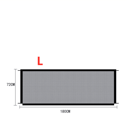 Foldable Pet Safety Enclosure Gate: Portable And Durable Nylon Fence